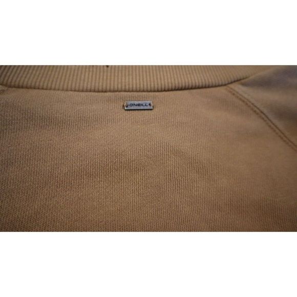 O'Neill FA2410008 Women's Sz M Brown Seaspray Cotton Graphic Pullover Sweatshirt - Picture 4 of 8